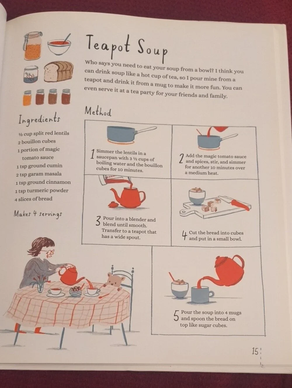 Bake, Make & Learn to Cook By David Atherton Hardcover Children's Cookbook EUC